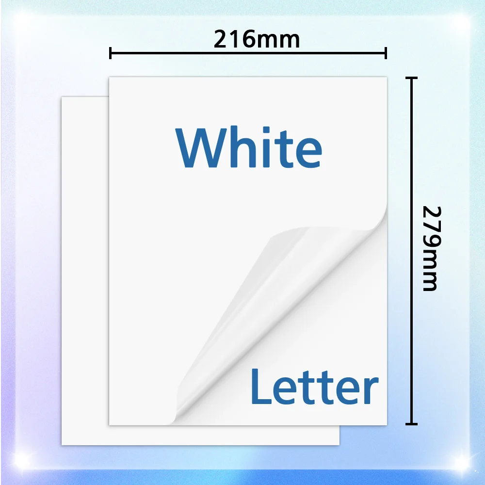 10 листов самоклеящаяся фотобумага глянцевая матовая Водонепроницаемая