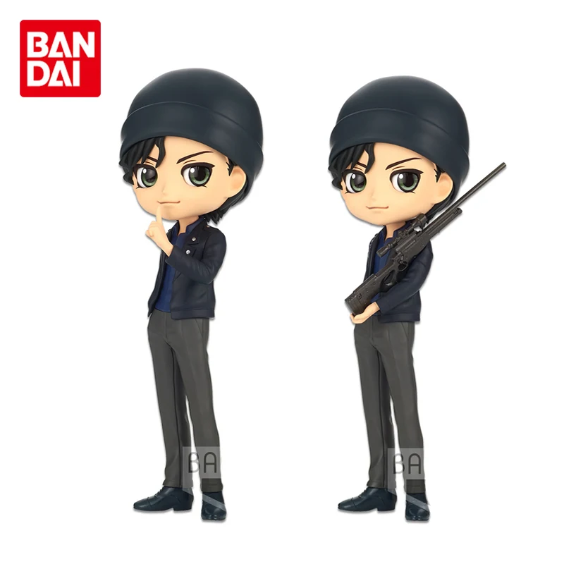 

Bandai Genuine Qposket Conan Edogawa Anime Figure Akai Shuichi Kawaii Action Figure Toys for Boys Girls Children Gifts Ornaments