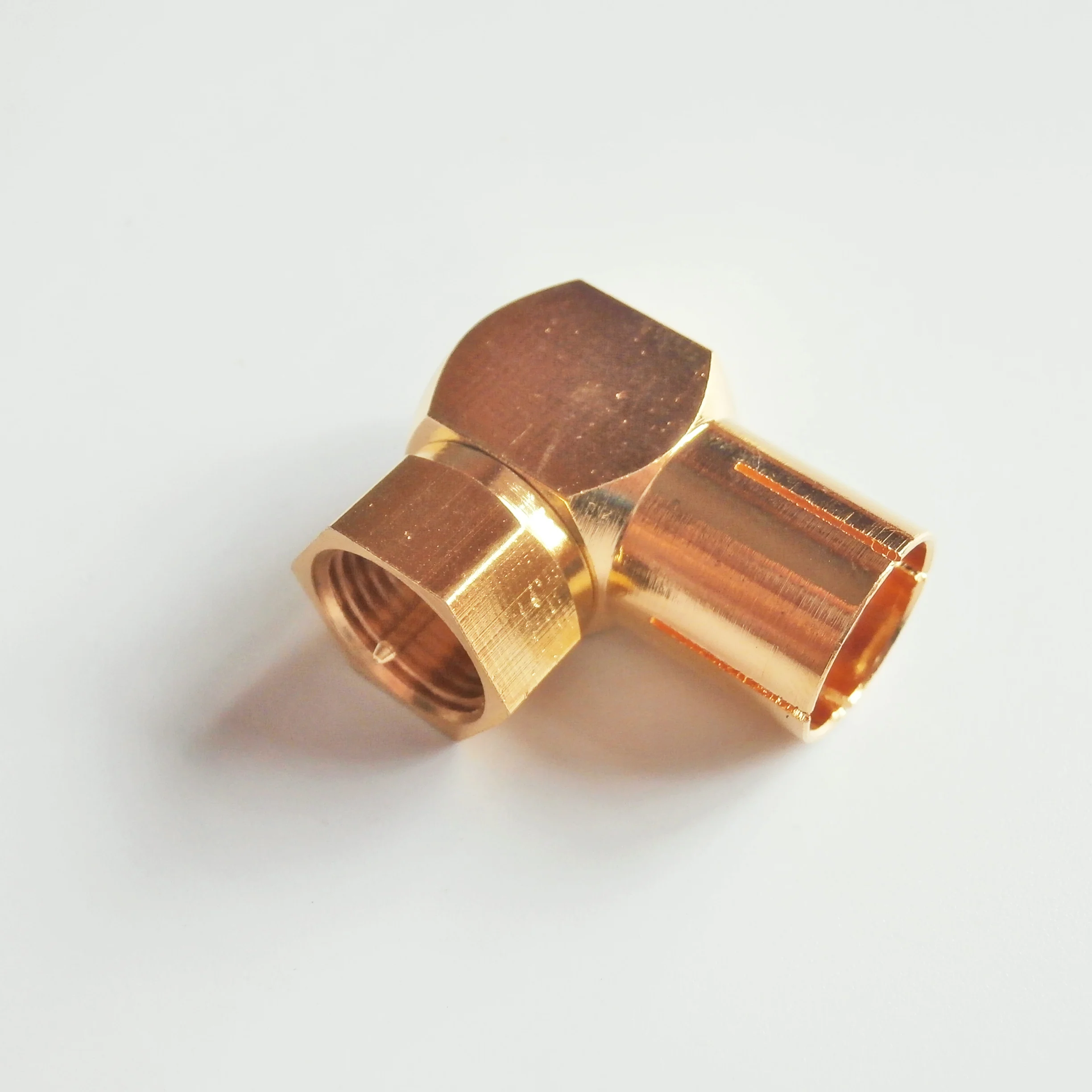 1X шт F до IEC DVB-T ТВ контактный разъем PAL гнездовой с прямым углом 90 градусов