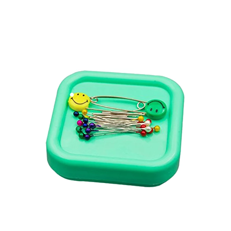 

LMDZ Sewing Magnetic Box Storage Pins Case Needlework Anti-Lost Square Storage Boxes Sewing Needles DIY Embroidery Tool