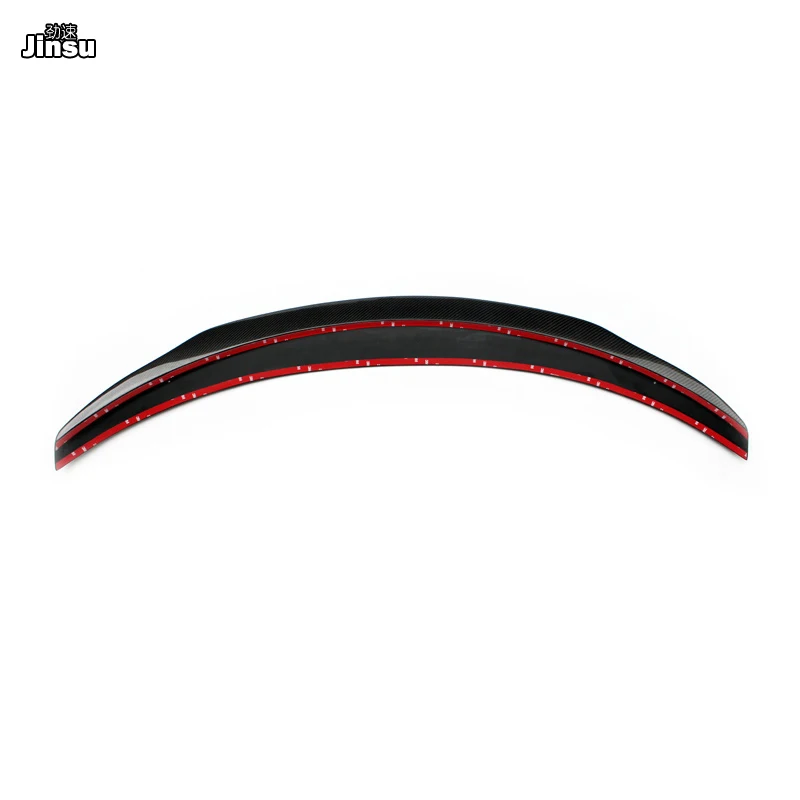 Спойлер для заднего багажника из настоящего углеродного волокна PSM style benz c class coupe