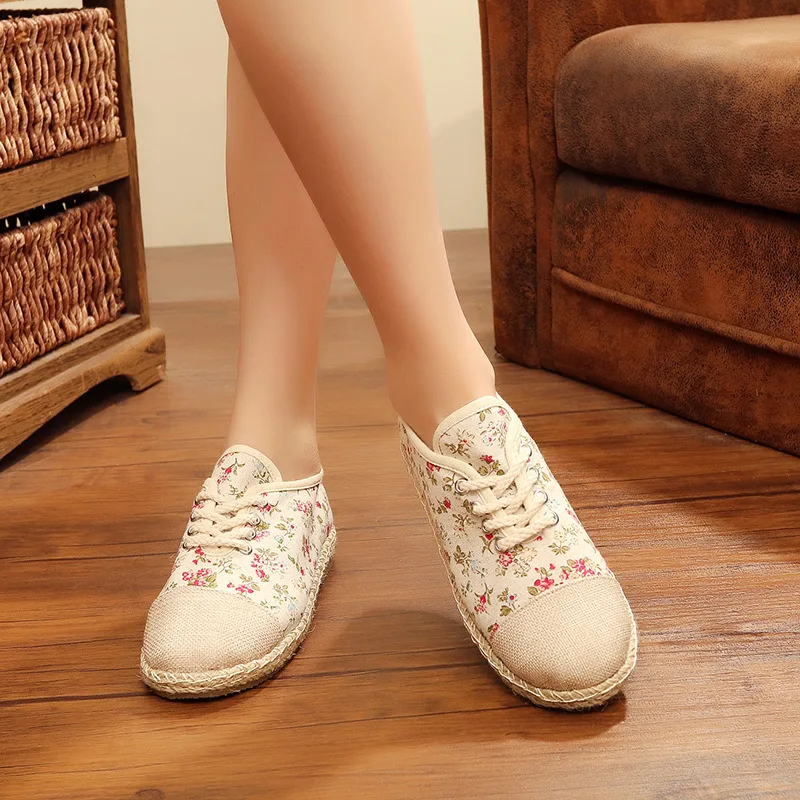 

Women's Shoes Headline Hot Sale Casual Shoes Fashionable Breathable Lightweight Canvas Shoes Easy to Wear Single Flat Breathable