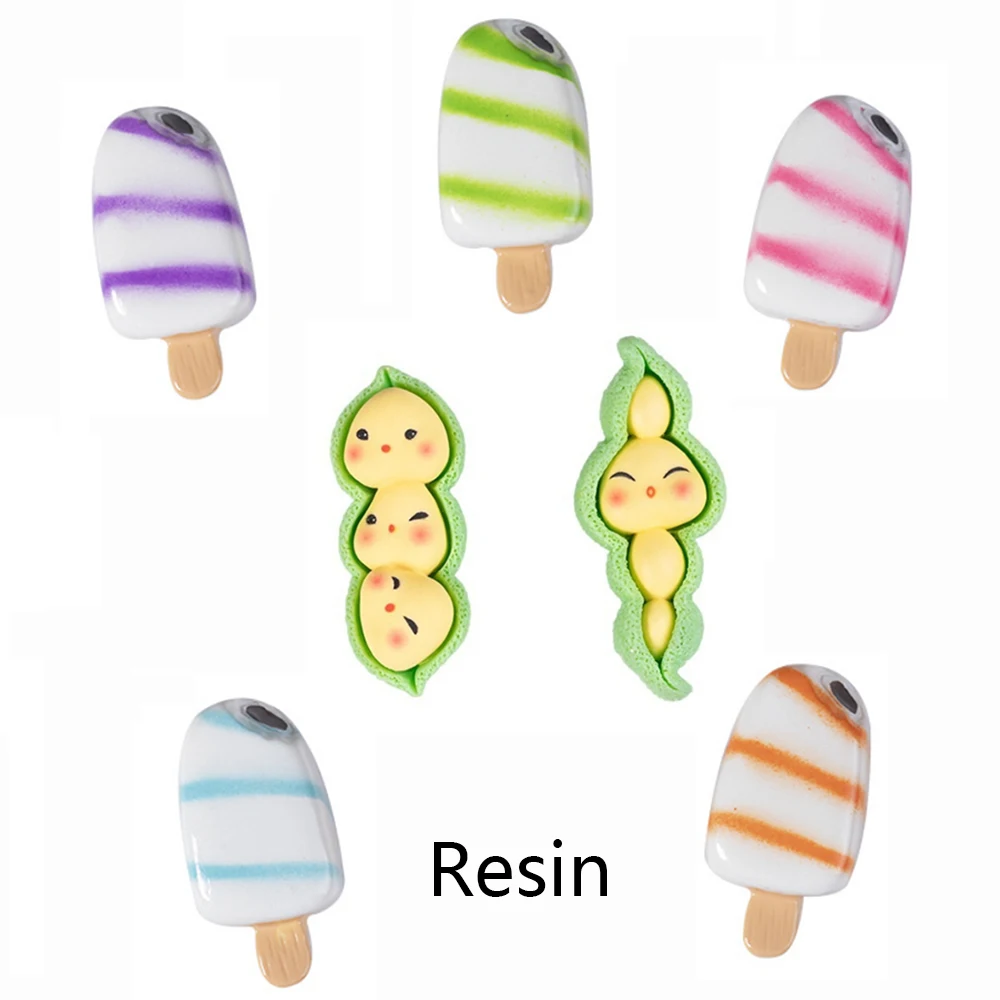 33 Different Styles of Suits Japanese Anime Resin ice cream Shoes Charms Fit Croc Shoes/Wristbands Children Party Birthday Gift