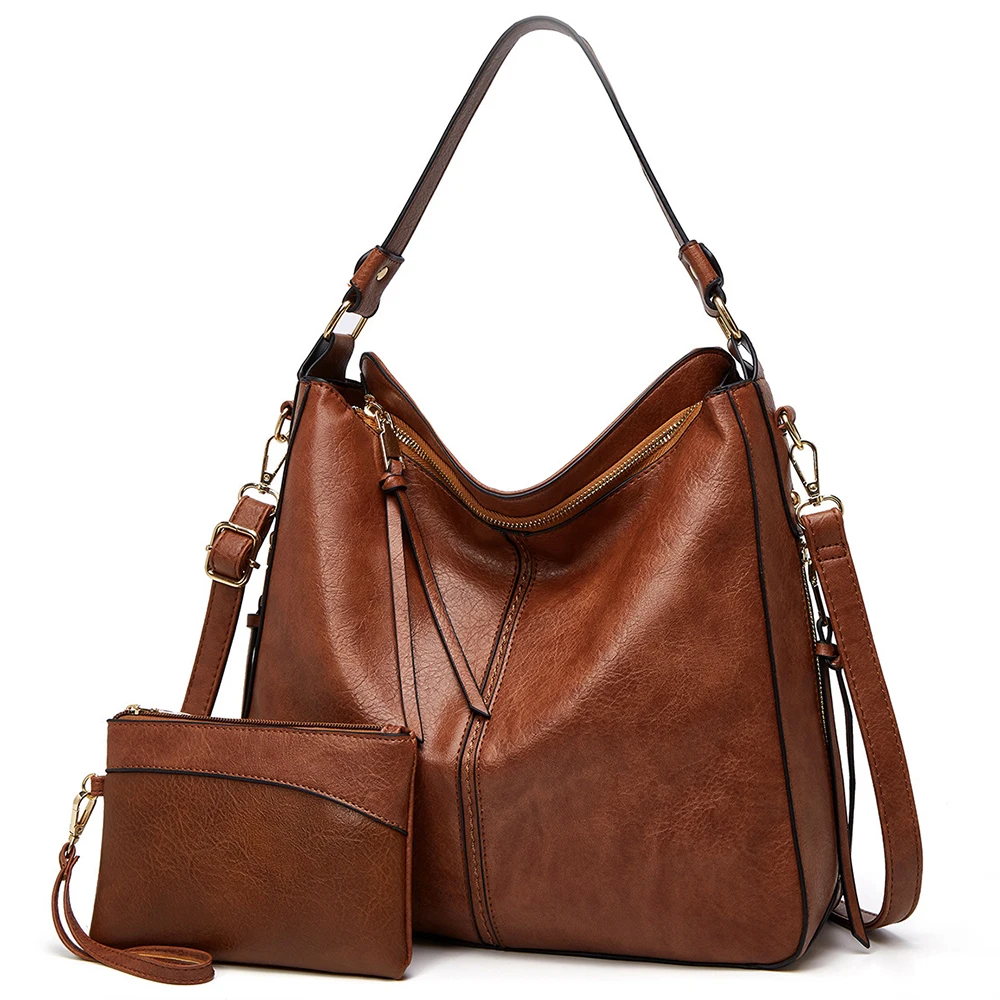 

Female Fashion Large Capacity Tote Bags For Women Leather Waterproof Composite Handbags Ladies Luxury Tassel Shoulder Packages