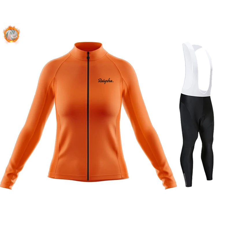 

2021 new Ralvpha long-sleeved cycling jersey, winter warm mountain bike cycling jersey triathlon