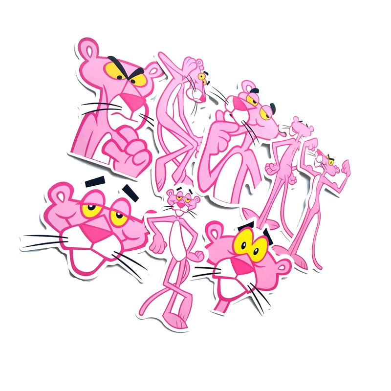 10 шт. милые Мультяшные животные каваи Розовая пантера стикер пакет Декоративные