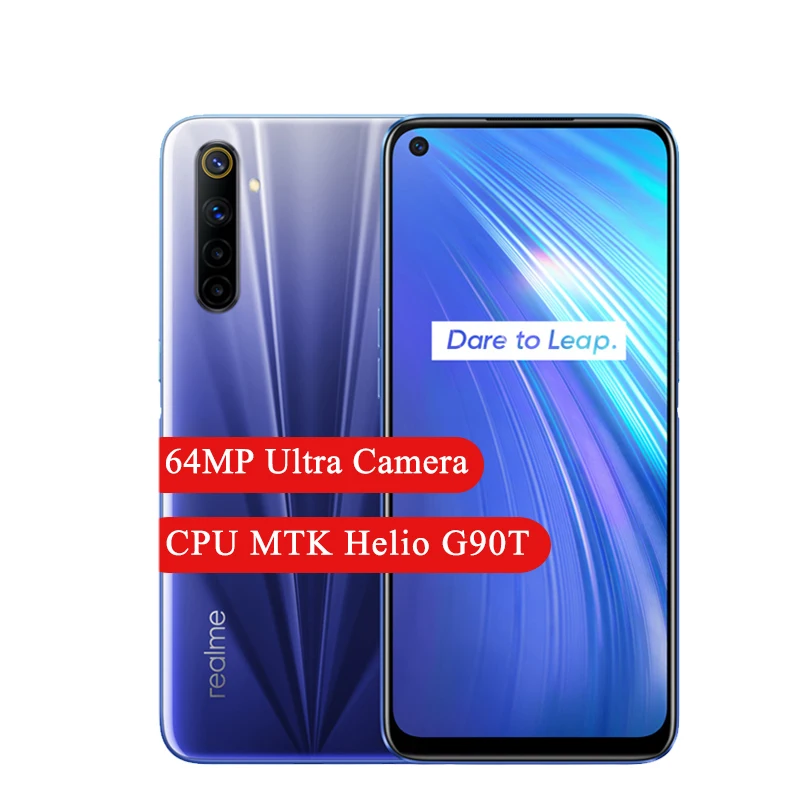 Смартфон Realme 6 4 + 128 ГБ 5 дюйма 4300 мАч|Смартфоны| |