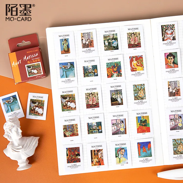 46 шт./компл. винтажная наклейка для журнала ретро картина маслом наклейки