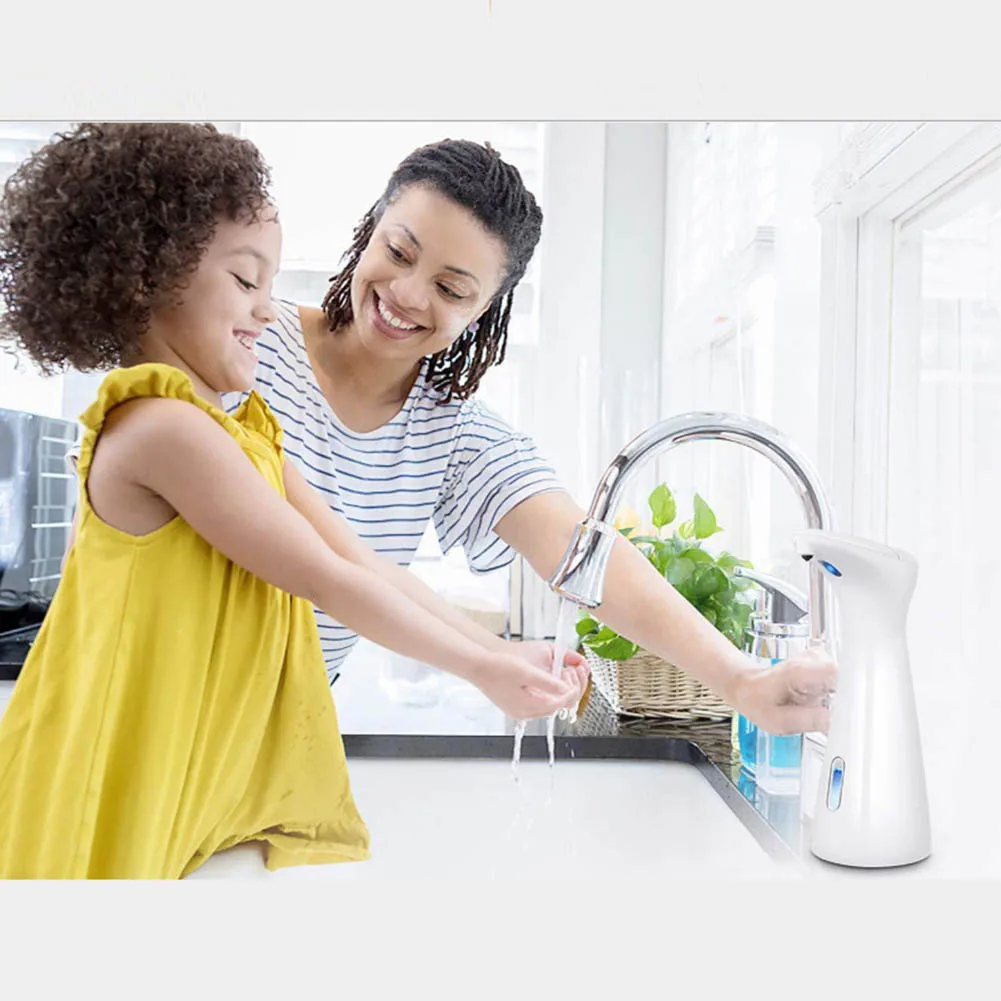 

200ml Infrared Hand Washing Automatic Soap Liquid Dispenser for Kitchen Bathroom for Kitchen Bathroom Accessories Set