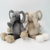 elephant baby stuff 38cm graybeige super soft cute stuffed animals plush toys decor for nursery bedtime doll kids 2 to 4 years