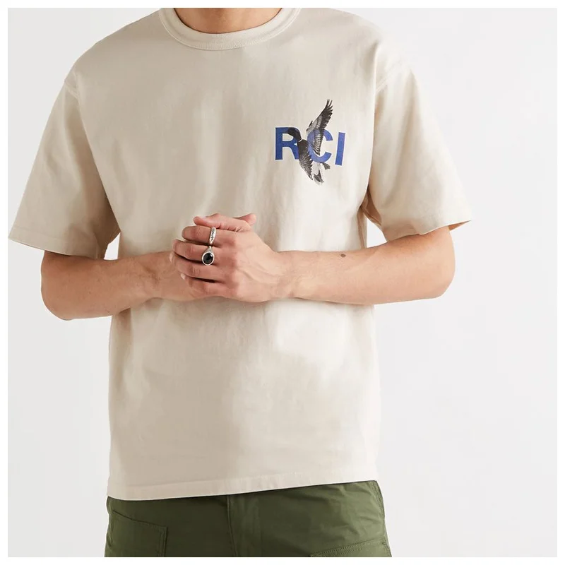 

Европейская Повседневная Свободная летящая ткань 2022, футболка с коротким рукавом для мужчин и женщин, топ оверсайз из 100% хлопка с круглым вы...