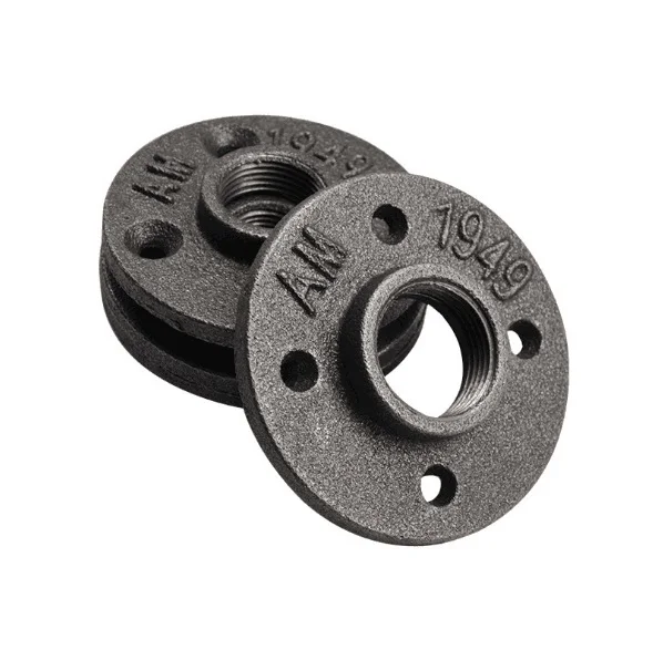 10 шт./лот BSP резьбовые фитинги из ковкого железа настенное крепление для пола