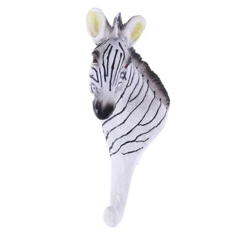 1 шт. декоративный крючок голова животного крюк американский стиль Зебра