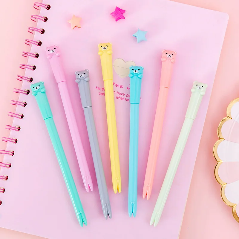 Kup 20 Sztuk Kreatywny Cartoon Niedźwiedź Czarny Długopis żelowy Hipster Student Test Czarny Długopis Signature Długopis Biurowy Piśmienne Tanie 20 Sztuk Kreatywny Cartoon Niedźwiedź Czarny Długopis żelowy Hipster Student Test Czarny Długopis Signature Długopis Biurowy Piśmienne