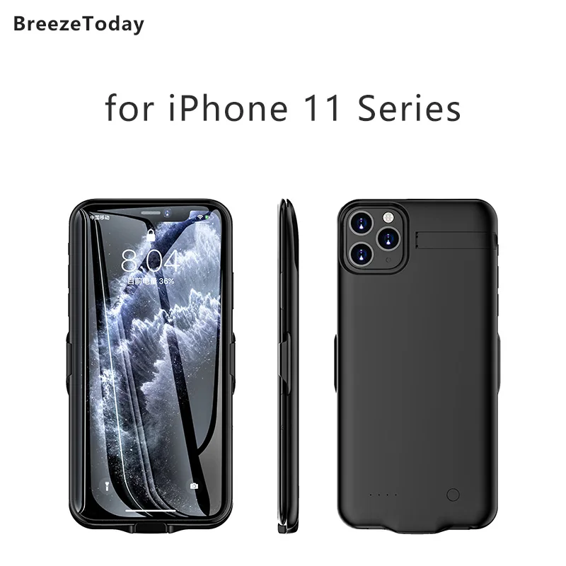 Новый чехол для зарядки аккумулятора iPhone 11 серии внешний аккумулятор защиты