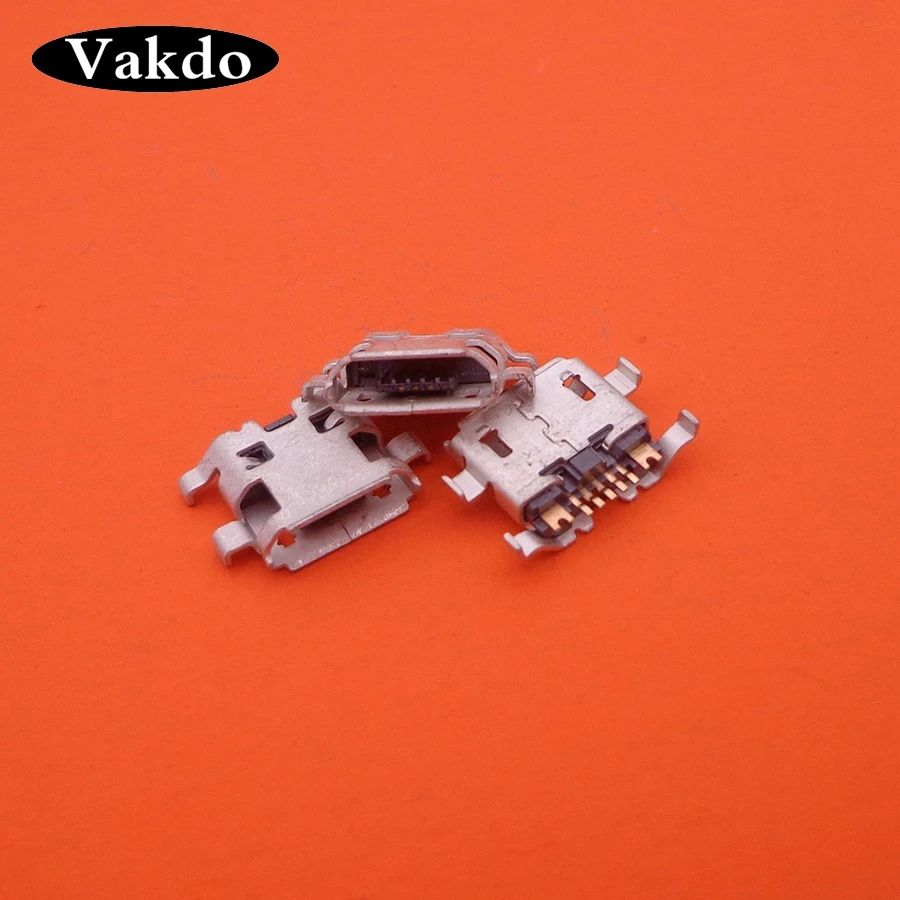 100 шт./лот зарядный порт Micro USB док разъем мини сменный штекер для телефона ZTE ZMAX Z970