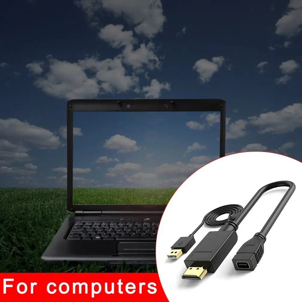 

HDMI-compatible To DisplayPort Converter Adapter Cable 4K X 2K HDMI-compatible To Mini DP Adapter DP To HDMI-compatible