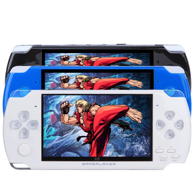 Видео приставка игровая X6 PSP Game Handheld Retro с 4 3" экраном|Портативные игровые