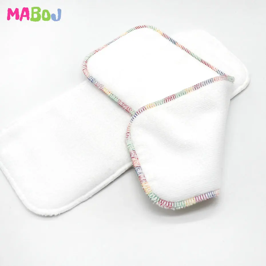 Подгузник из микрофибры Вставить партия 10 шт. моющийся многоразовый