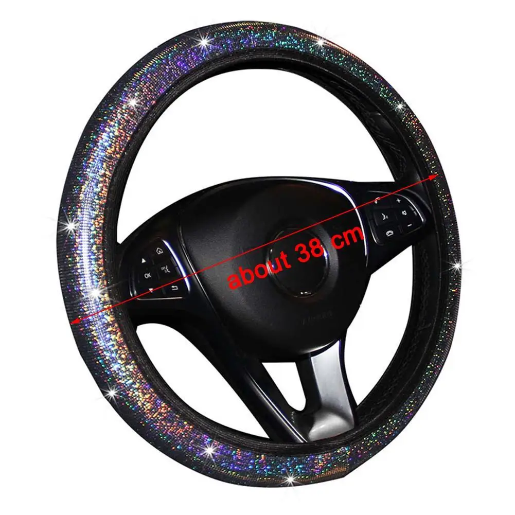 

Universal Car Steering Wheel Cover Skidproof Auto Steering- Car Accessories Cover Drop Shipping Wheel Car-styling J8Z2