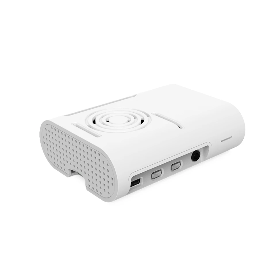 only Pi4 white case Aokin для Raspberry Pi чехол с алюминиевым радиатором защитный чехол Чехол Коробка для Raspberry pi 3 Model B+ Plus, Pi 3/2 Pi 4 4B - Цвет: only Pi4 white case