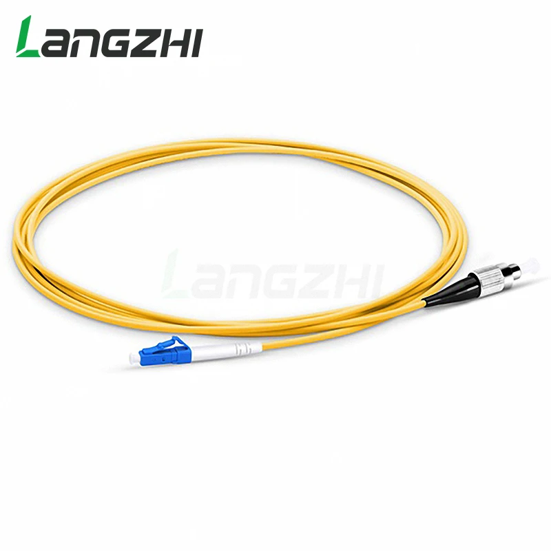 10 шт. LC UPC to FC Simplex 2 0 мм 3 ПВХ одномодовый волоконный патч-кабель Соединительный