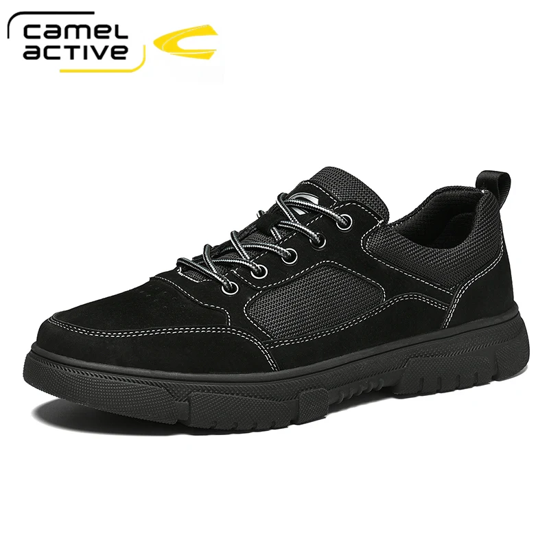 

Camel Active England Genuine Leather Lace-up Men Casual Shoes Hand-stitched Thick-soled Men's Shoes Footwear Man