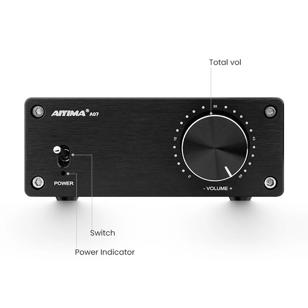 Цифровой Hi Fi усилитель мощности AIYIMA 2 0 аудио 300Wx2 TPA3255 для домашнего кинотеатра