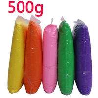 500gbag plasticine toy polymer clay air drying soft modeling clay educational toy diy light slimes for children