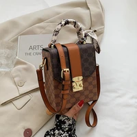 womens designer handbag vintage ribbon pu leather small box cross classic luxury shoulder 2021