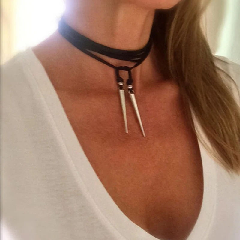 Хаки очаровательное бархатное ожерелье чокер готическое Дешевое длинное