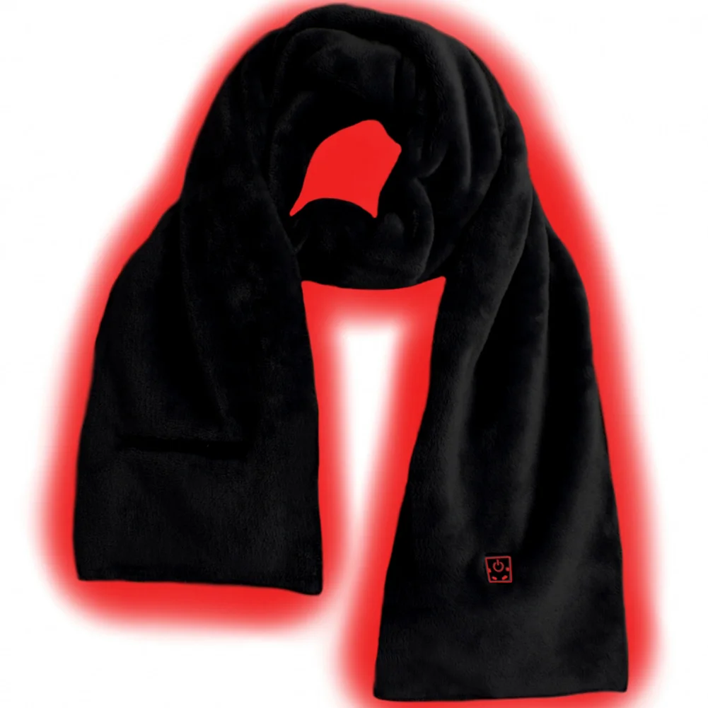 

Men Women Electric Soft Warm Mobile Scarf Heating Home Outdoor Indoor Winter Shawl Car Neck Hand USB Portable