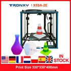 Tronxy X5SA-2E 3D-принтеры ультра-тихий материнская плата 330*330*400 мм с 3,5 дюймов Цвет сенсорным экраном Dual Цвет принт возобновить печать