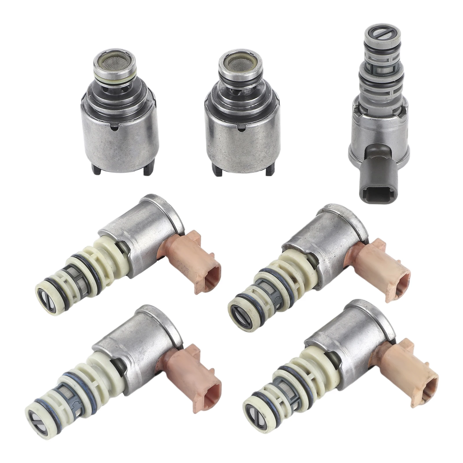 

SOL1000K-DF 7pcs Car Transmission Solenoid Kit Switch Solenoid Kit for Chevrolet 2500 HD 3500 99-15 5 Speed 29533074 29536833