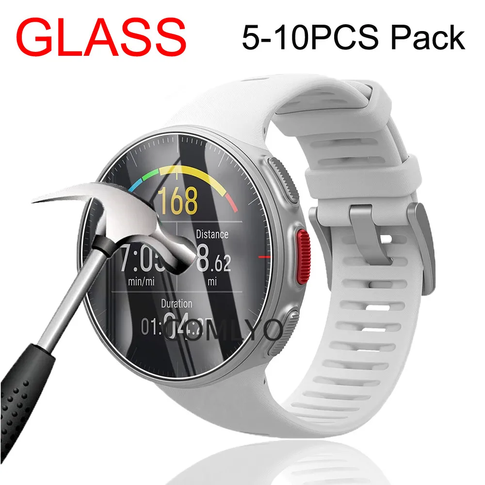 

5Pcs 9H Premium Tempered Glass For POLAR Vantage V M Ignite Vantage V2 GRIT X Unite Smartwatch Screen Protector Film Accessories