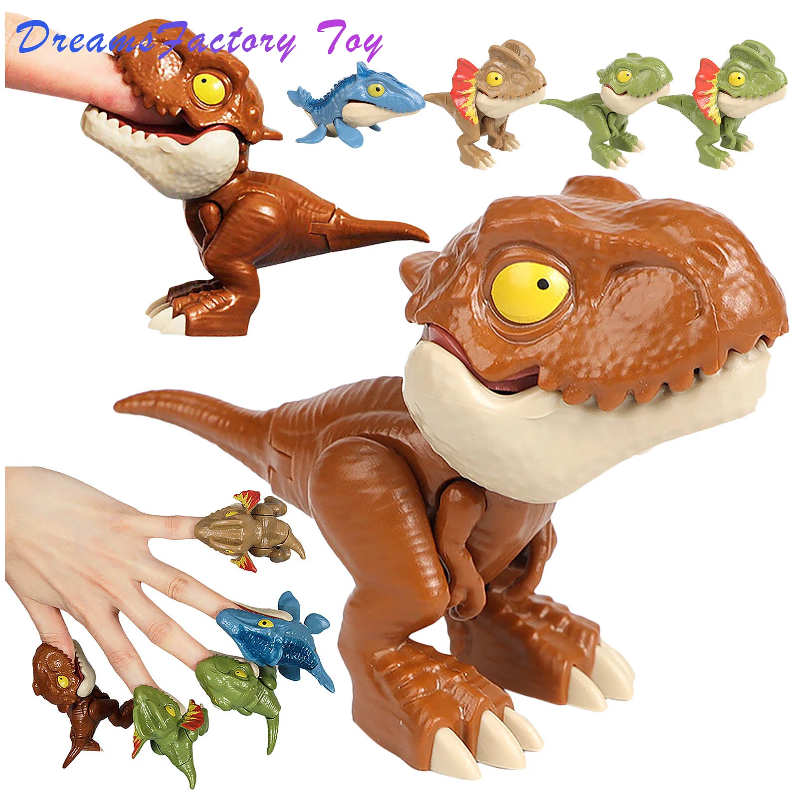 

Kawaii Cartoon Dinosaur Toy Interactive Biting Finger Biting Hand Games Finger Dinosaurs Fidget Toy For Kids Fidget Toys Игрушки