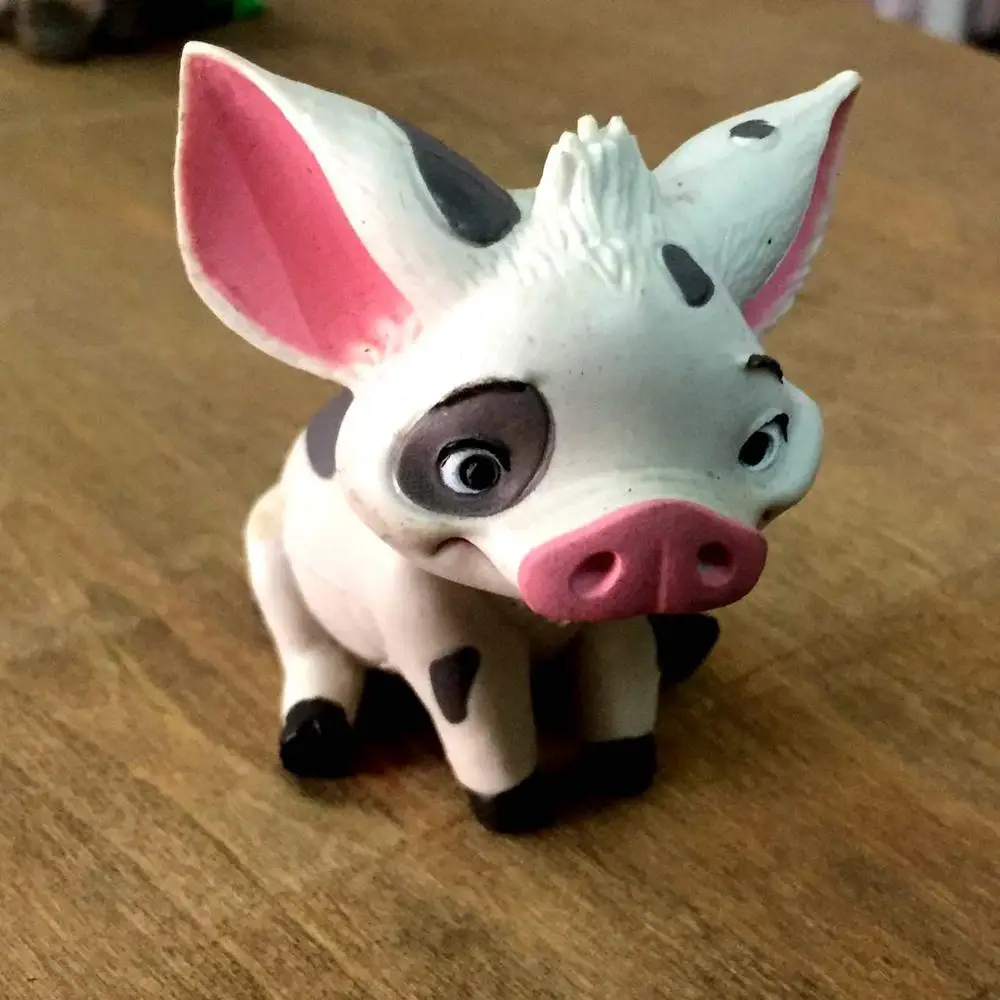 6cm Princess MOANA PET PIG Lamb Sheep Frog Mini PVC Action Figure Collectible Model Toy | Игрушки и хобби