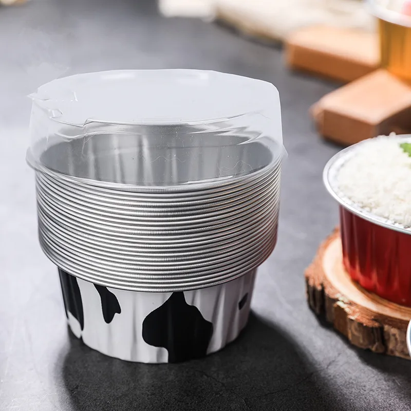 20 шт. Высококачественная алюминиевая фольга чашка для торта креативное