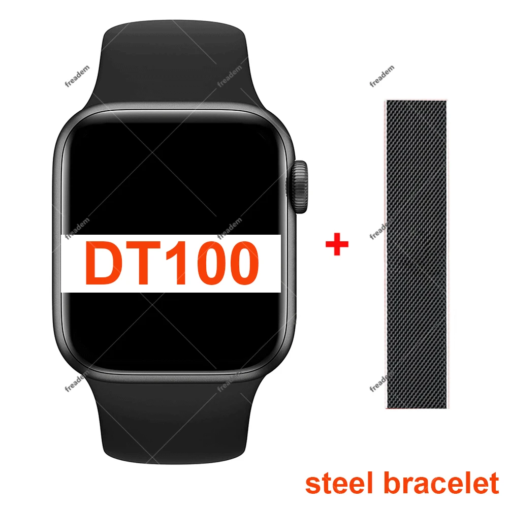 

DT100 IWO 13 Smart Watch Men 1.75" Encoder Knob Smartwatch Custom Dial Bluetooth Call Reloj Women's Watches PK HW12 HW16 HW22
