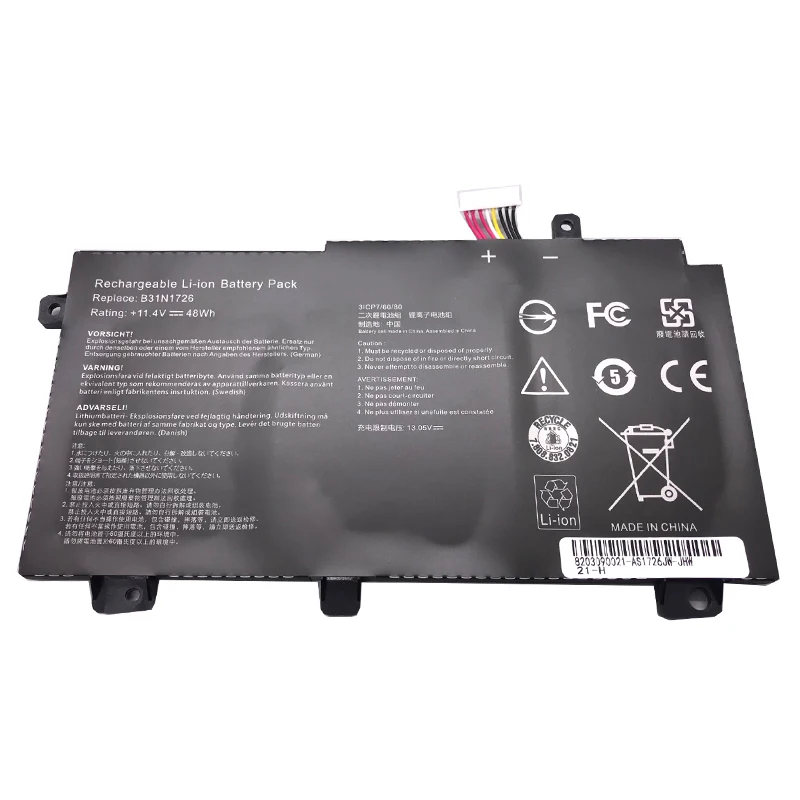 lmdtk new b31n1726 b31bn91 laptop battery for asus fx504 fx86 fx80gm fx505ge fx505dt fx80ge px505ge px505gd fx505gm fx80g free global shipping