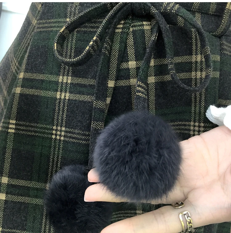 Fall Student Gils Pleated Skirt Style Plaid Casual Short Skirts Women's Scotland Tartan Kilt With BowtieCute Kawayii Sweet | Женская