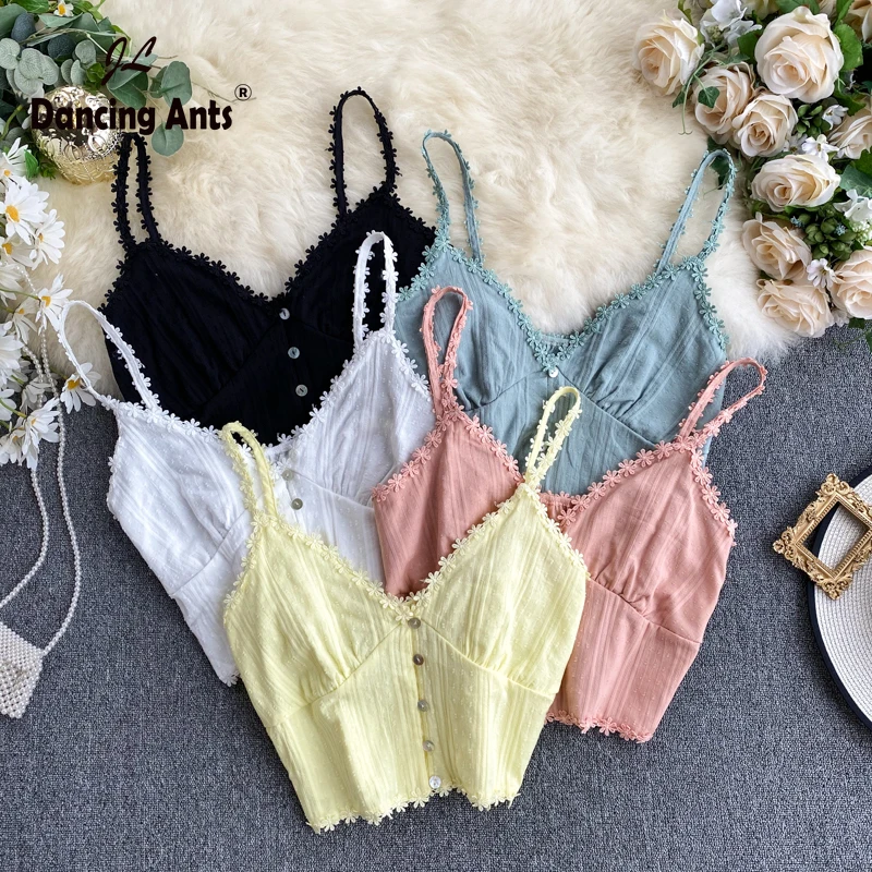 Женский жилет на бретельках с V образным вырезом|Майки| |