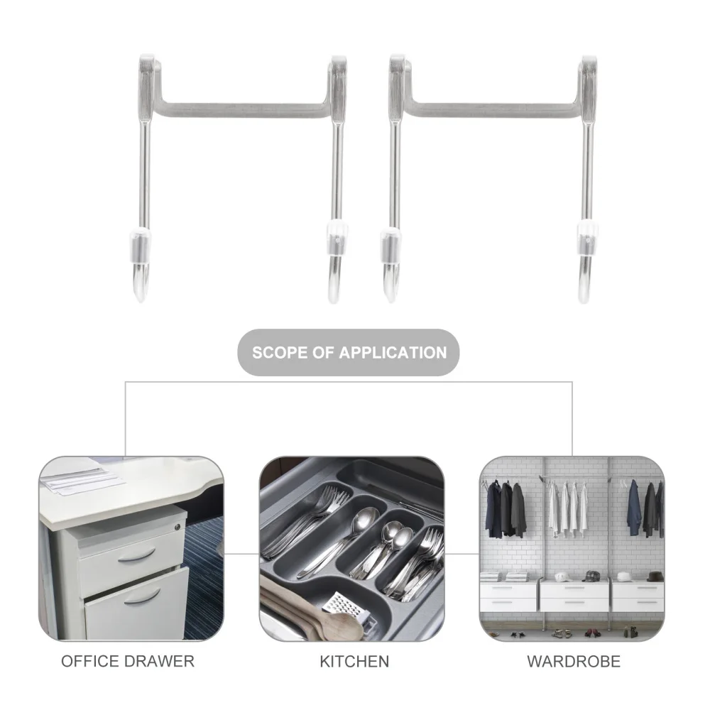 

5pcs Creative over the Door Hooks Household Nail Free Hooks Hat Towel Hanger