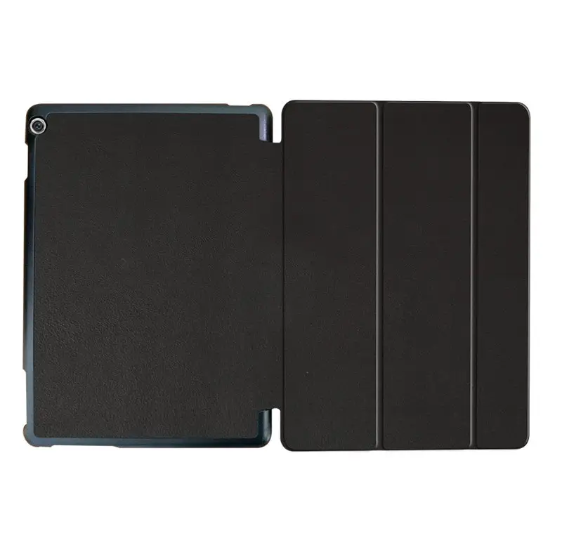 Black Чехол Sanmubaba для huawei MediaPad M3 Lite 10 BAH-W09 BAH-AL00 10,1 ''PU кожаный флип-стенд смарт-чехол Защитный чехол для планшета - Цвет: Black