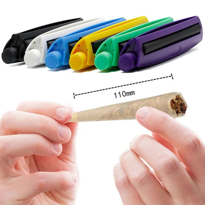 

110mm/78mm Weed Roller Cone Cigarette Tobacco Joint Herb Rolling Paper Maker Machine Smoking Accessories
