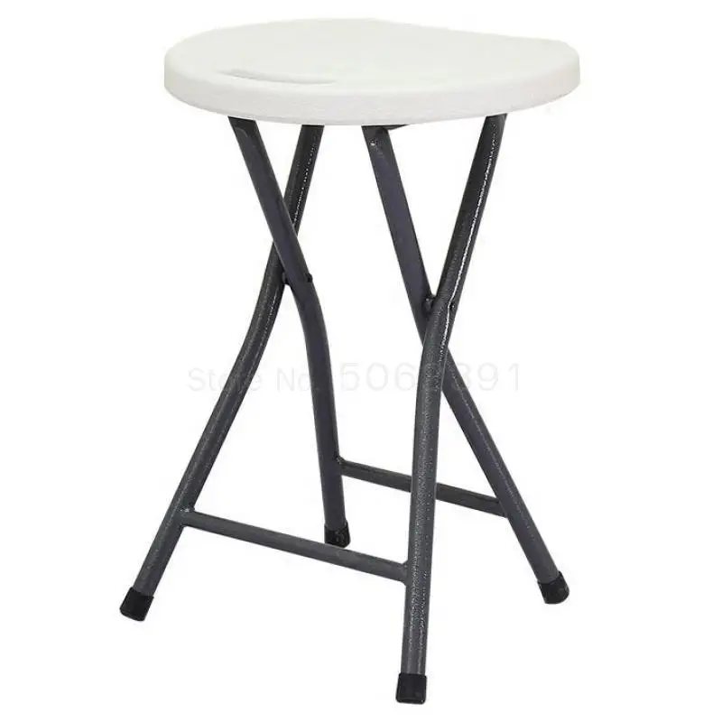 Пластмассовый складной стул домашний простой обеденный столик высокий ванная