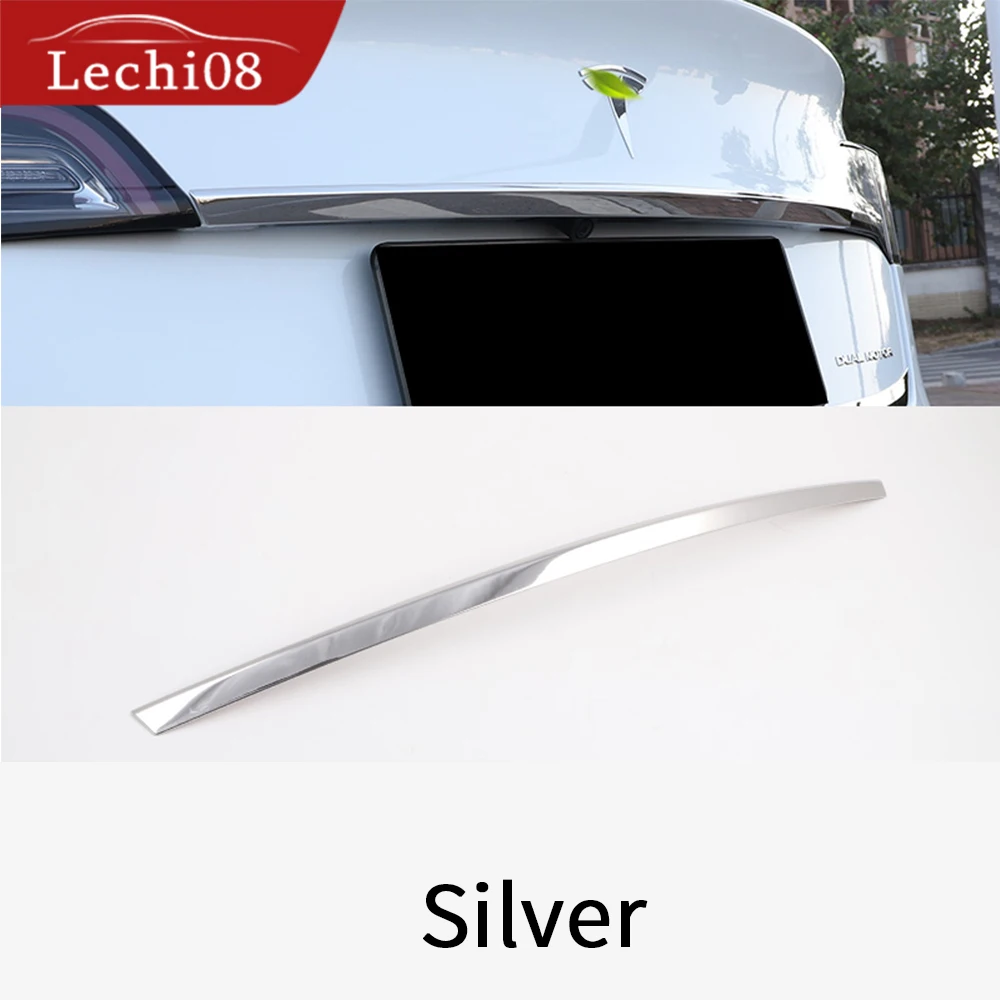 Отделка задней двери из нержавеющей стали для Tesla model 3 аксессуары/аксессуары