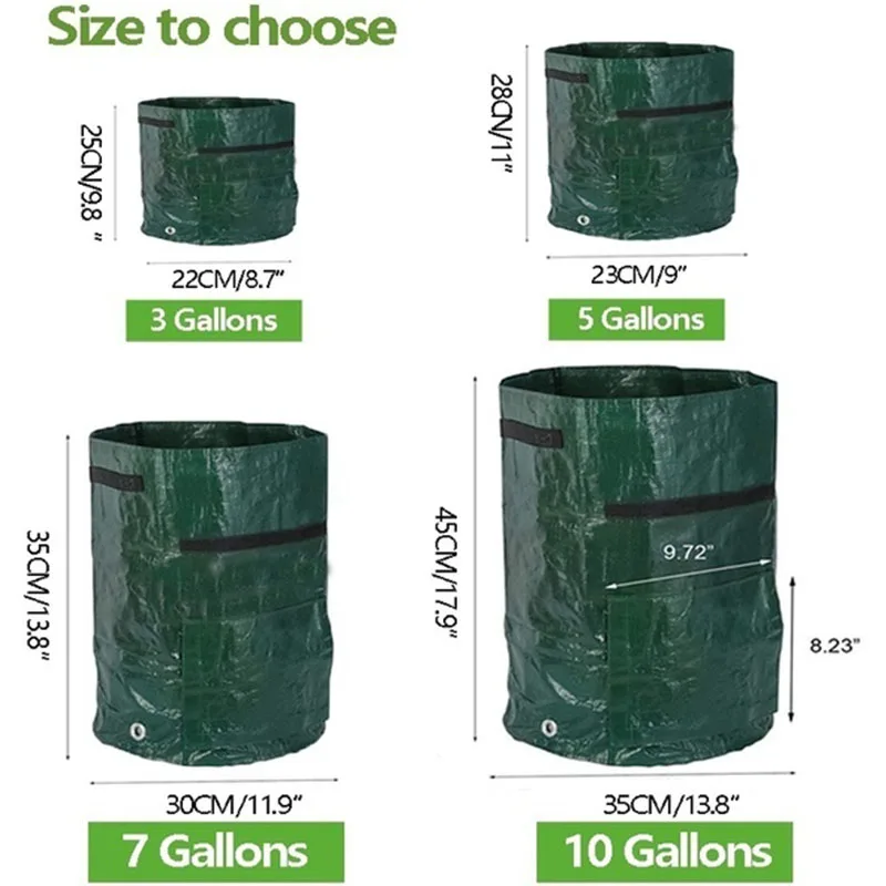 Мешок для посадки картофеля утолщенный садовый мешок с ручкой выращивания