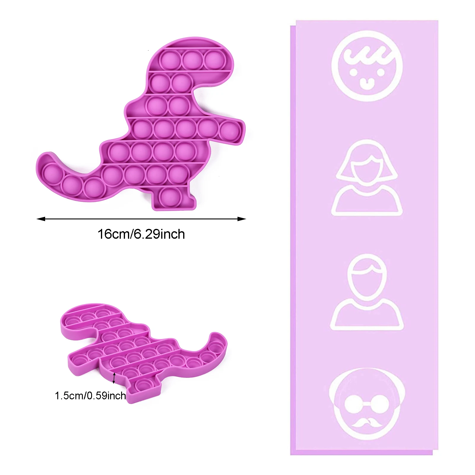 Цвета самое новое прибытие пуш-ап пузырь игрушка весело снятие стресса