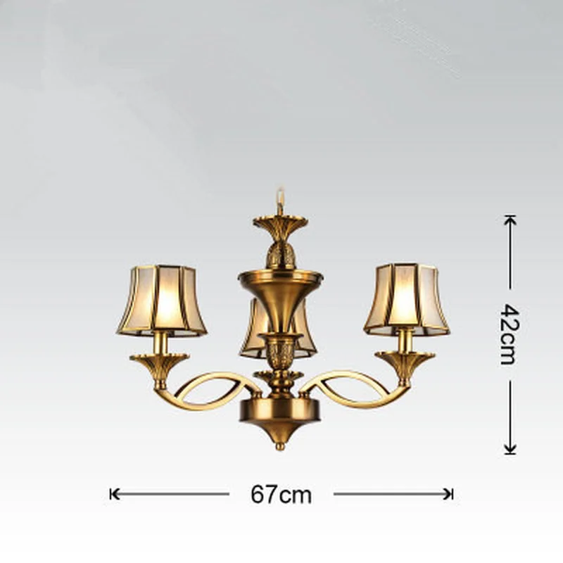 Роскошная подсветка для гостиной медная лампа | Лампы и освещение